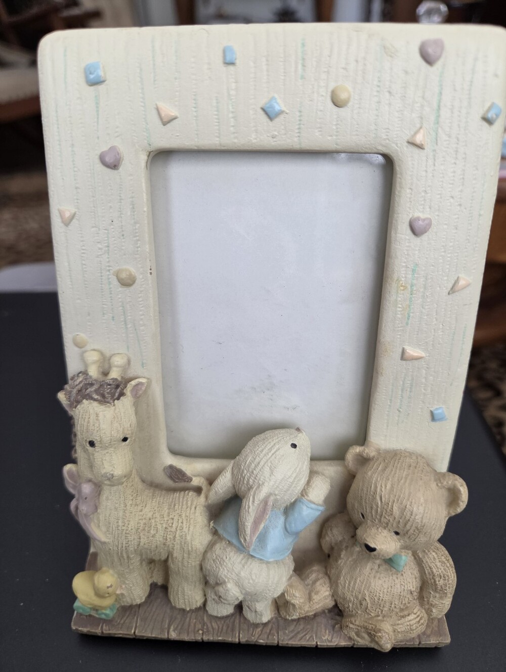 Vintage Burnes of Boston Photo Picture Frame 3.5” x 5” For Children